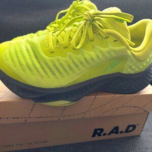R.A.D One RAD R-1 Running Sneakers Shoes FTC BRIGHT GREEN NEON Unisex 8W/6.5M